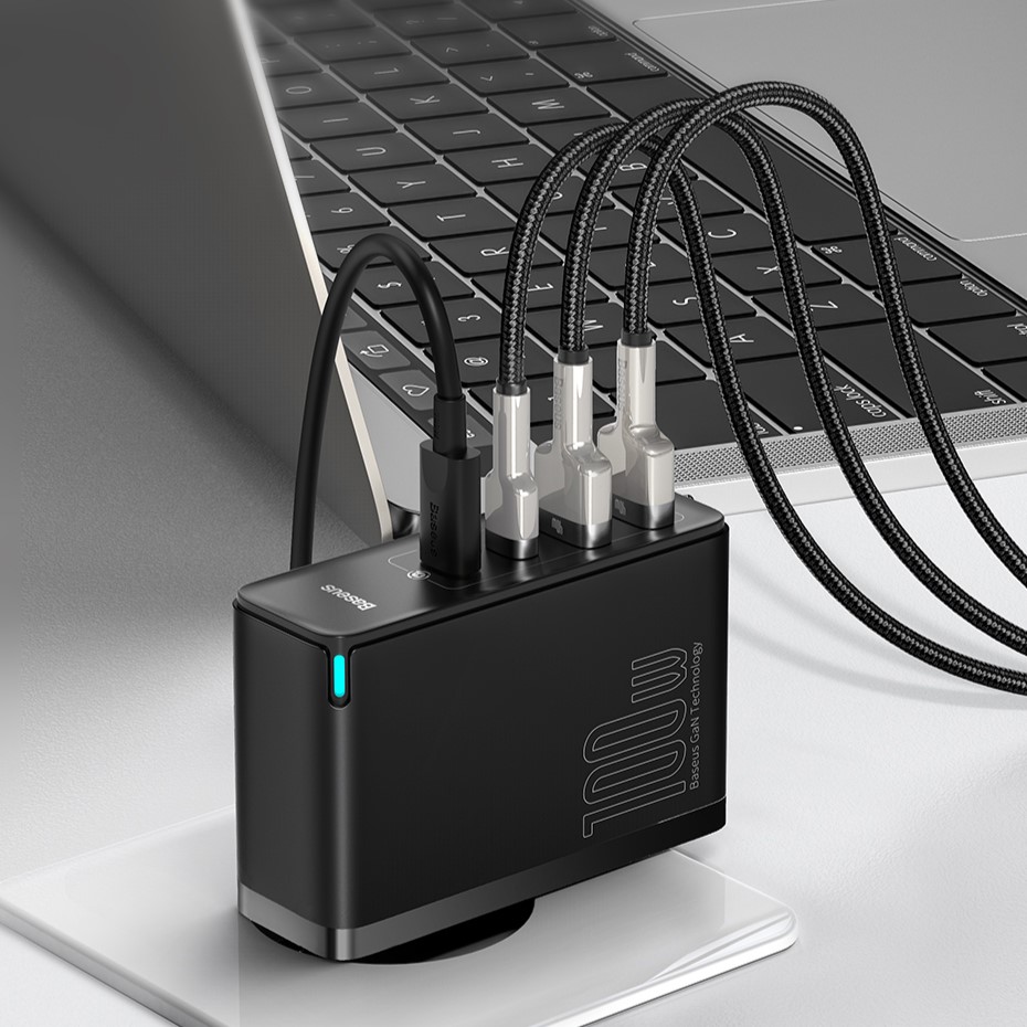 100W GaN USB Type C PD Fast Charger for Apple iPhone and MacBook